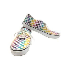 Colorful Checkered Women's Sneakers